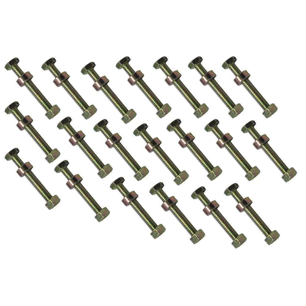 20 Pack Snow Blower Shear Pin and Nut with Spacer for APY 301172 & Rotary 8938