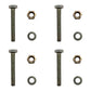 Qty 4: Shear Pin with Nut & Spacer Fits AYP Replaces 9524MA