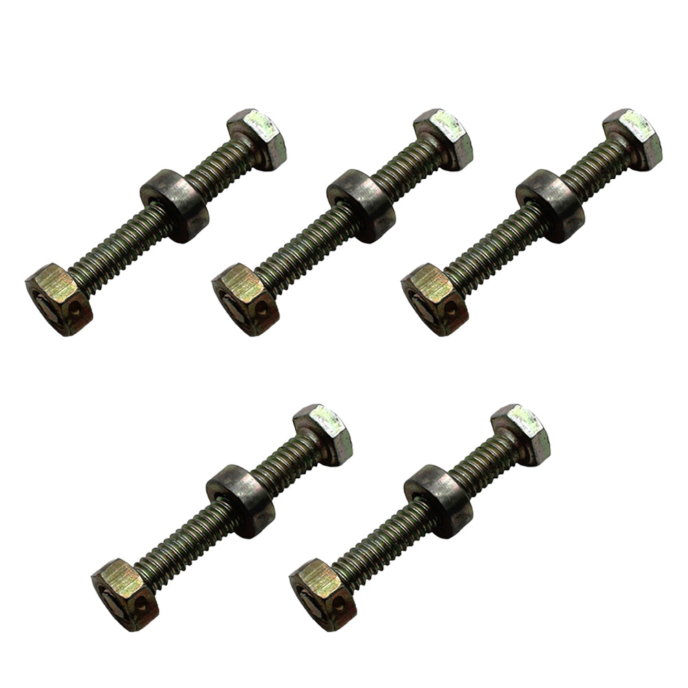 Shear Pin with Nut and Spacer Noma Fits John Deere 301172 Snowblower (Pack of 5)