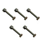 Shear Pin with Nut and Spacer Noma Fits John Deere 301172 Snowblower (Pack of 5)