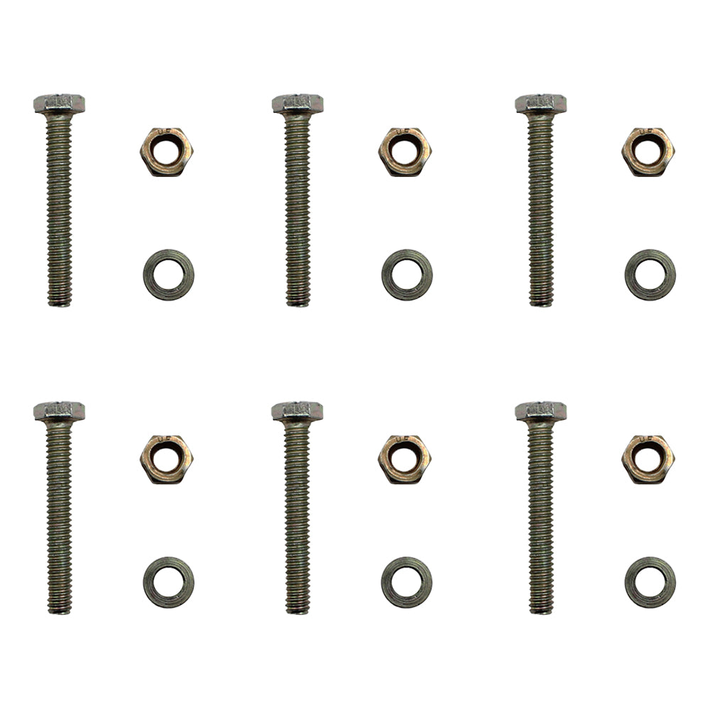 Qty 6: Shear Pin with Nut & Spacer Fits Sears Replaces STW60-0017_x6