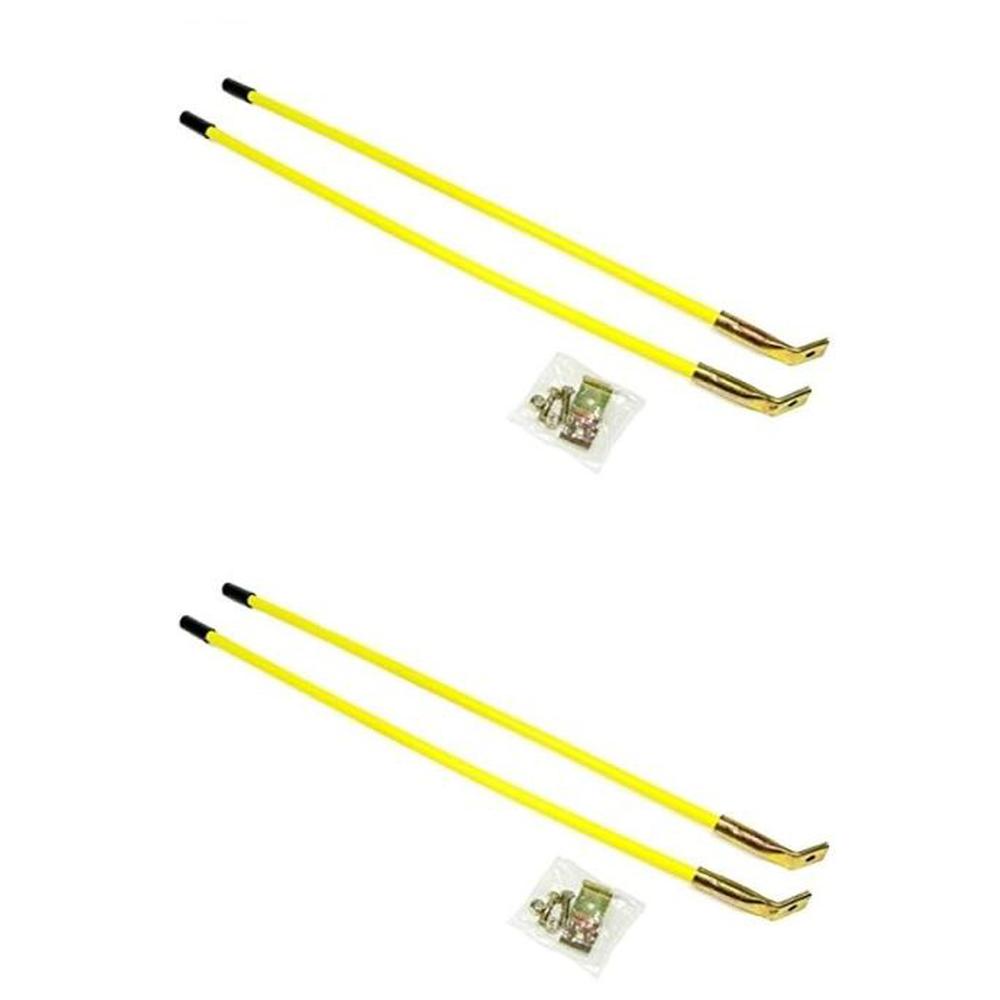 Qty 2: Pair of 26" Yellow Blade Markers
 Fits MEYER Replaces 09916