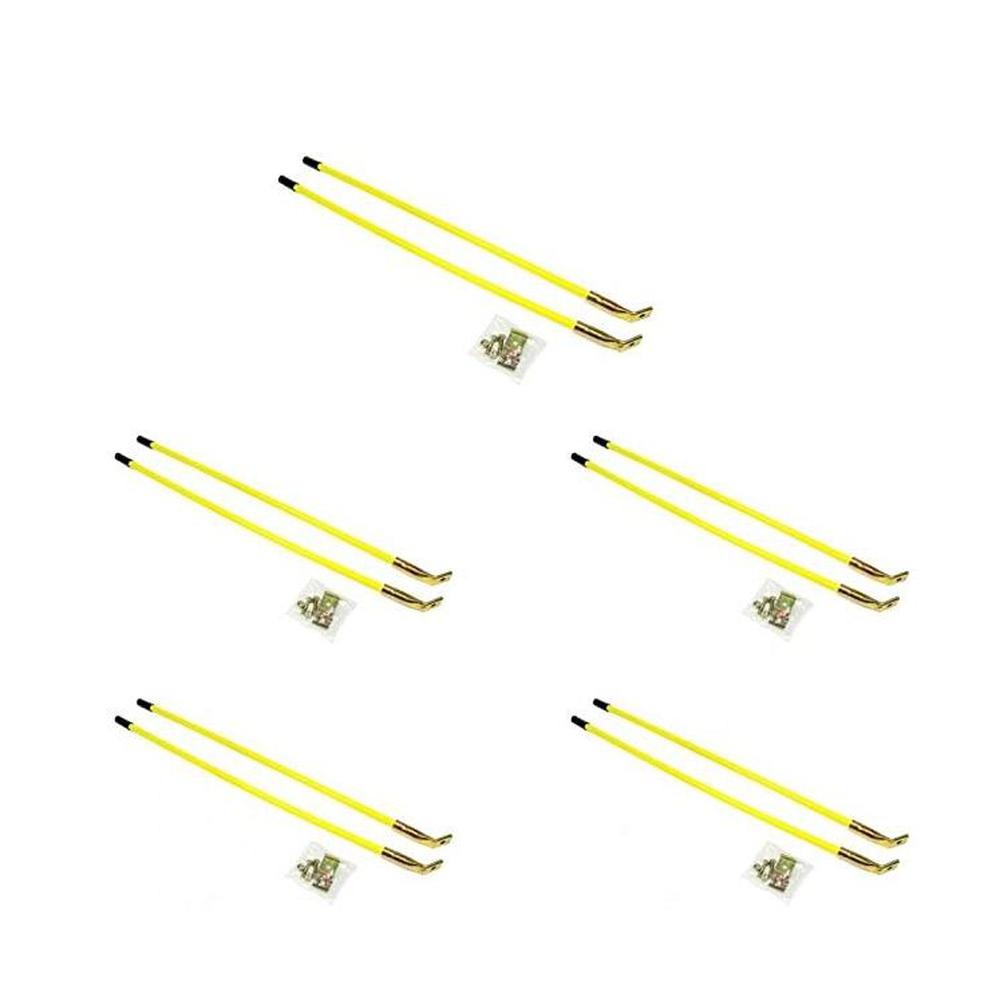 (5) 26" Yellow Snow Plow Blade Marker Guide Kit for Diamond Meyer 09916 Snowplow