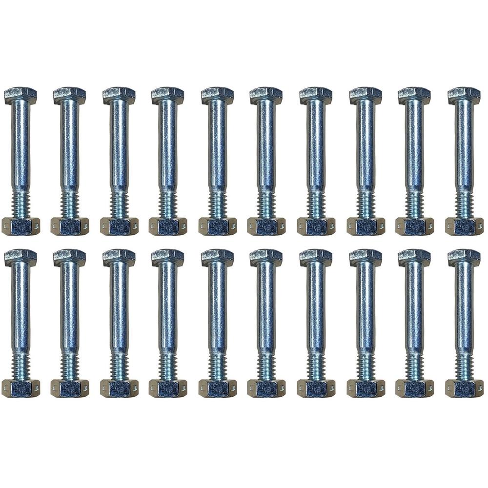 Qty 20: Shear Pins with Nut Fits Prime Line Replaces 7-04370