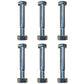 (Pack of 6) Shear Pin Bolt & Nut for Ariens Compact, Sno-Tek, Sno-Thro 20" 24"