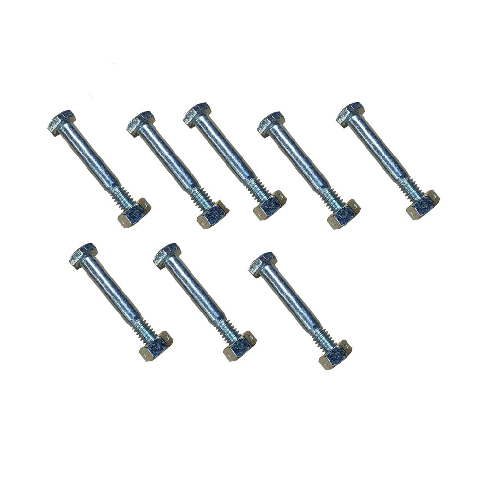 Qty 8: Shear Pins with Nut, 1-3/4" x 1/4" Fits Jacobsen Replaces 16C132