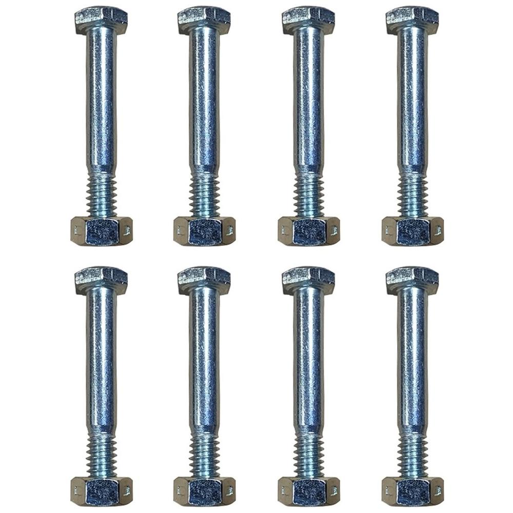 Qty 8: Shear Pins with Nut, 1-3/4" x 1/4" Fits Homelite Replaces 342449