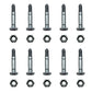 10 Pack Shear Pins and Nuts fits Ariens 532005 53200500 05907100 532-005