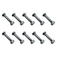 10PK 918 Rotary Shear Pins & Nuts Compatible With Ariens 532005, 53200500