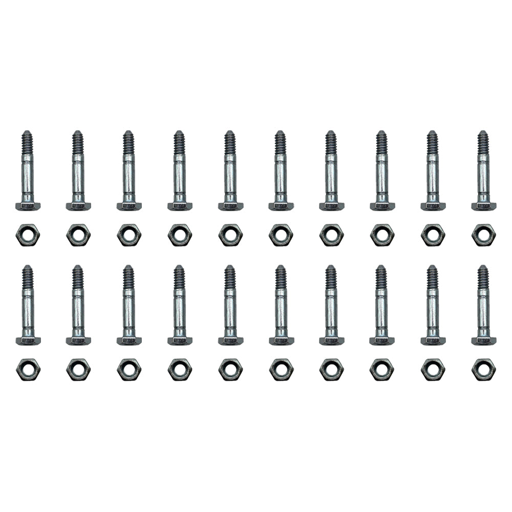 Qty 20: 1-9/16" x 1/4" Shear Pin with Nut Fits John Deere Replaces A122156
