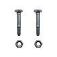 2 Pack Shear Pins Lock Nuts fits Ariens 532005 53200500 Fits John Deere AM123342