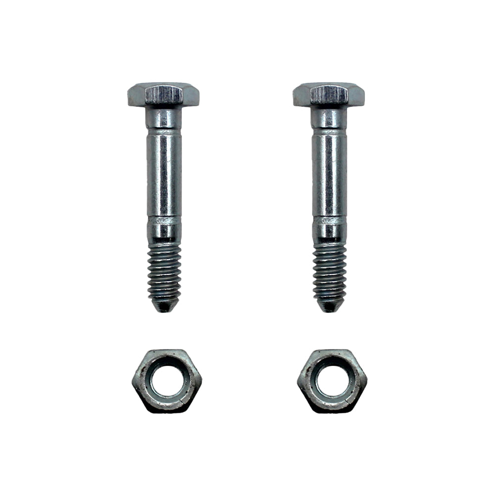 2 Pack Shear Pins Lock Nuts fits Ariens 532005 53200500 Fits John Deere AM123342