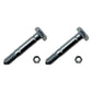 2 Pack Shear Pins Lock Nuts fits Ariens 532005 53200500 Fits John Deere AM123342