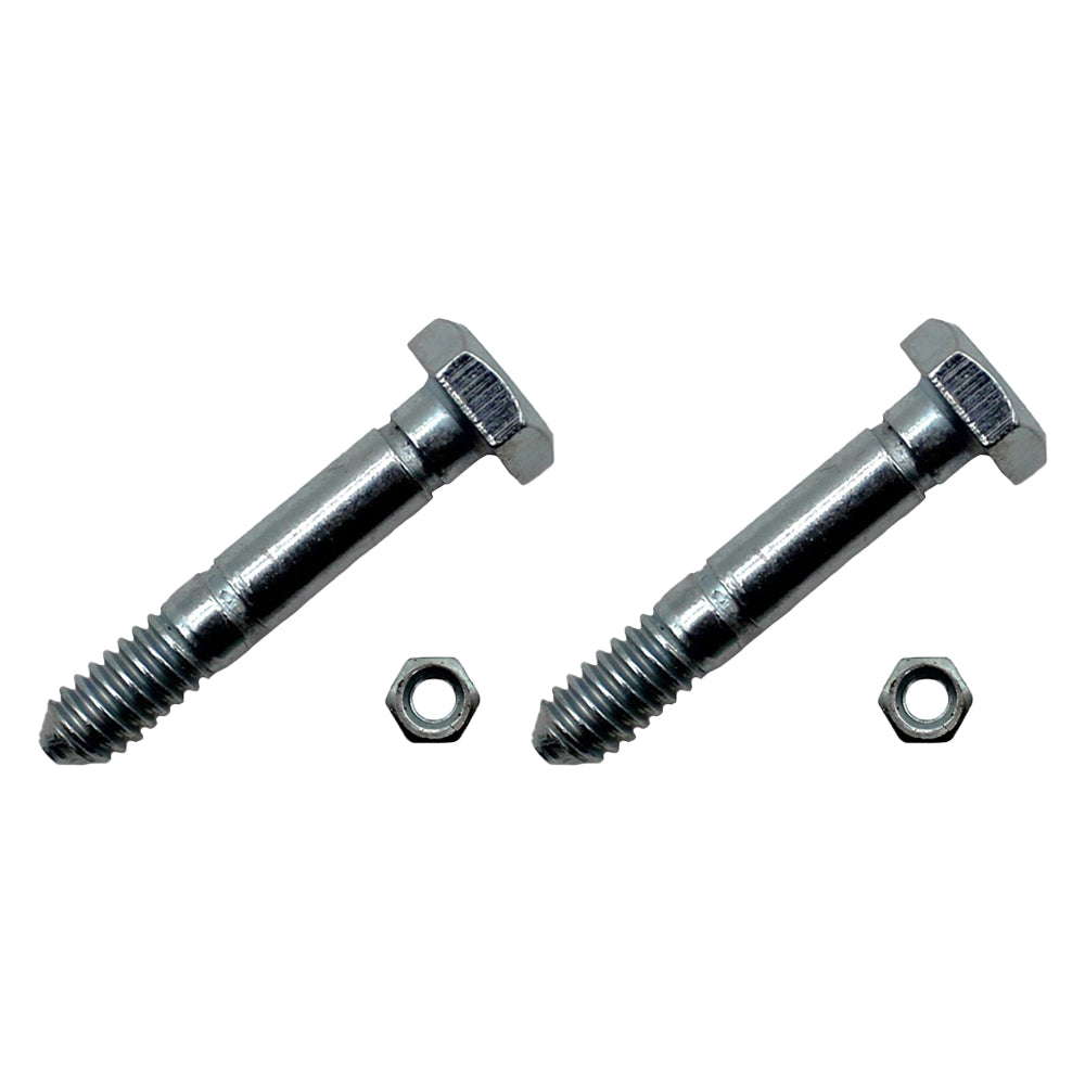 2 Pack Shear Pins Lock Nuts fits Ariens 532005 53200500 Fits John Deere AM123342