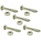 5 Pack Shear Pins Lock Nuts for Ariens 532005 53200500 Fits John Deere AM123342