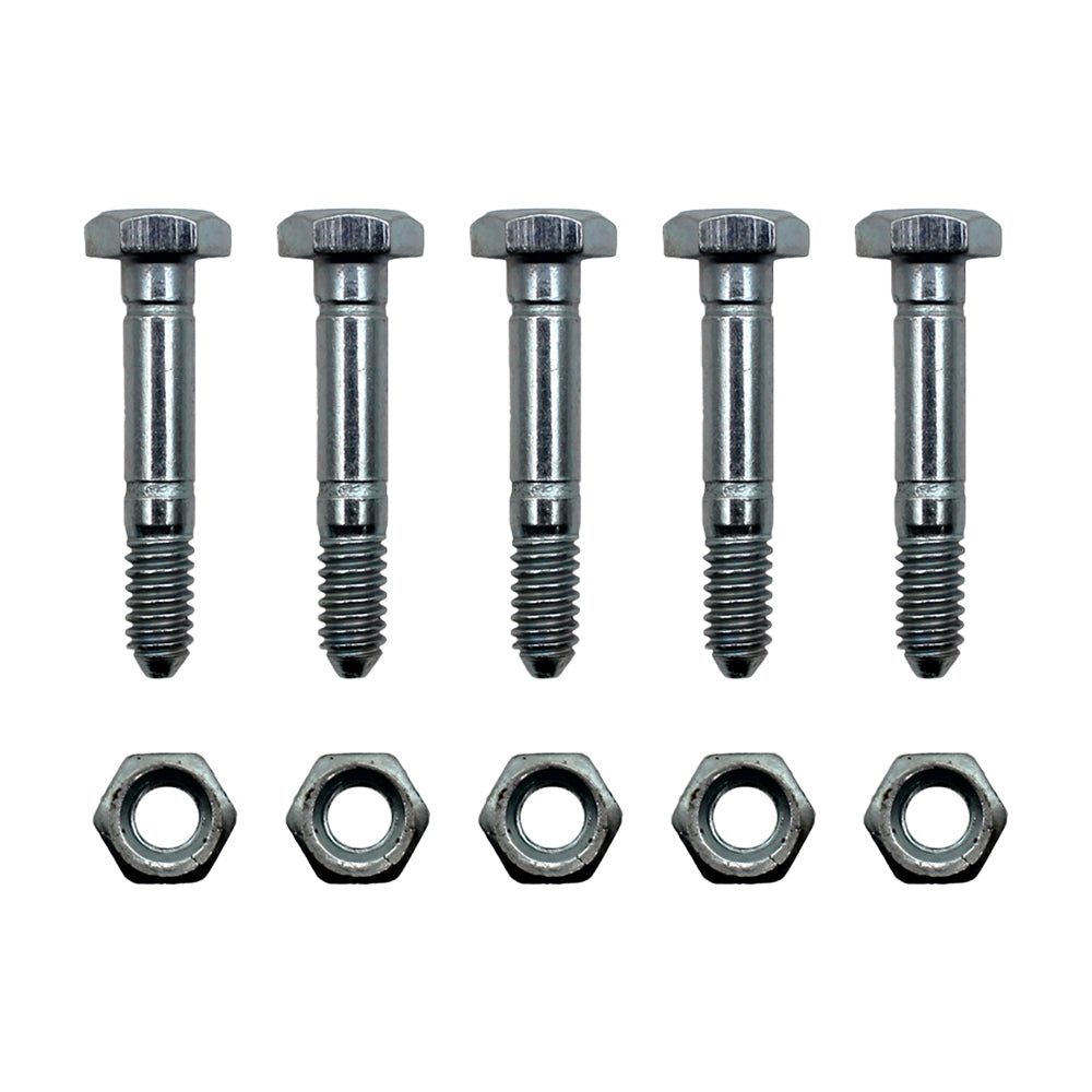 Qty 5: 1-9/16" x 1/4" Shear Pin with Nut
 Fits John Deere Replaces A122156