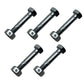 5 Pack Shear Pins Lock Nuts for Ariens 532005 53200500 Fits John Deere AM123342