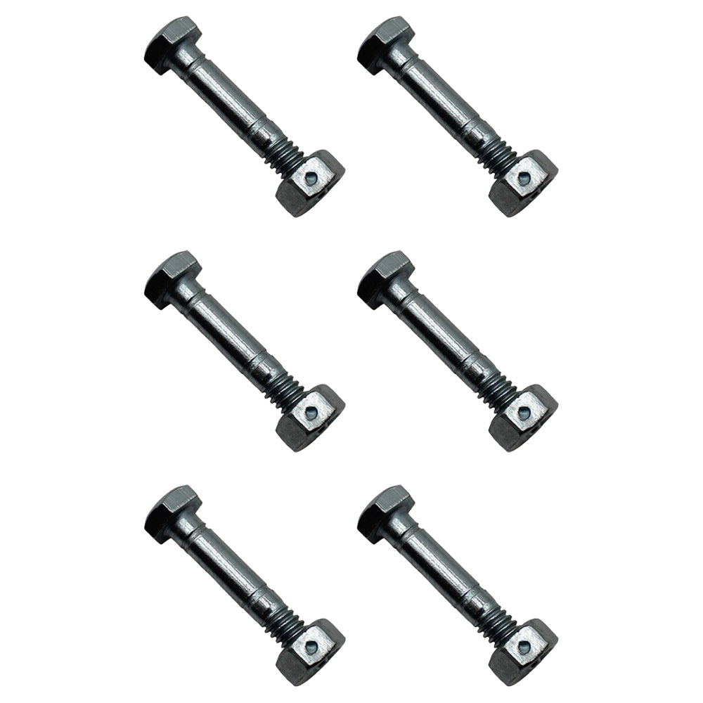 (Pack of 6) Shear Pin Bolt & Nut for Ariens - Gravely 53200500 Snow Blower