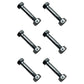 Qty 6: 1-9/16" x 1/4" Shear Pin with Nut Fits Ariens Replaces 05907100