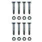(8 Pack) Shear Pin & Nut Fits John Deere 524D 724D A122156 Fits Ariens 05907100