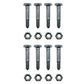 (8) Shear Pin w/ Nut 1-9/16"x1/4" Fits John Deere 524D 724D 826D 1332DDE
