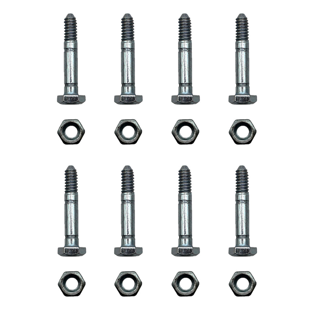 (8 Pack) Shear Pin & Nut Fits John Deere 524D 724D A122156 Fits Ariens 05907100