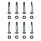 (8) Shear Pin w/ Nut 1-9/16"x1/4" Fits John Deere 524D 724D 826D 1332DDE