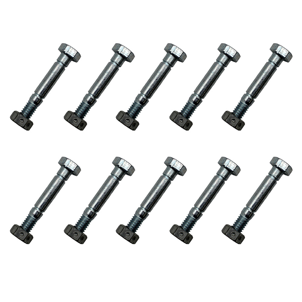 (Pack of 10) Shear Pin Bolt & Nut for Ariens 51001500, 510015, 01019500, 10195