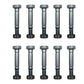 (Pack of 10) Shear Pin Bolt an Nut fits Stiga 1811900201, 9987525712 Snow Blower