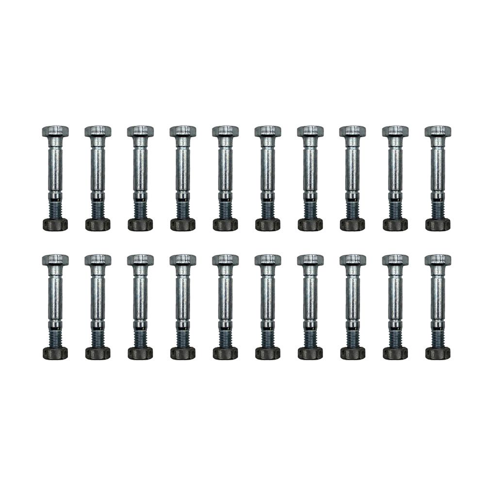 Qty 20: 2-1/8" x 5/16" Shear Pin with Nut Fits Snapper Replaces 13865