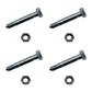 Qty 4: Shear Pin with Nut Fits Snapper Replaces 13865