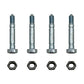 Qty 4: Shear Pin with Nut Fits Toro Replaces 3285-11