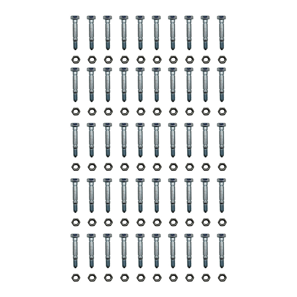 Qty 50: Shear Pin with Nut, 2-1/8" x 5/16" Fits John Deere Replaces AM122156