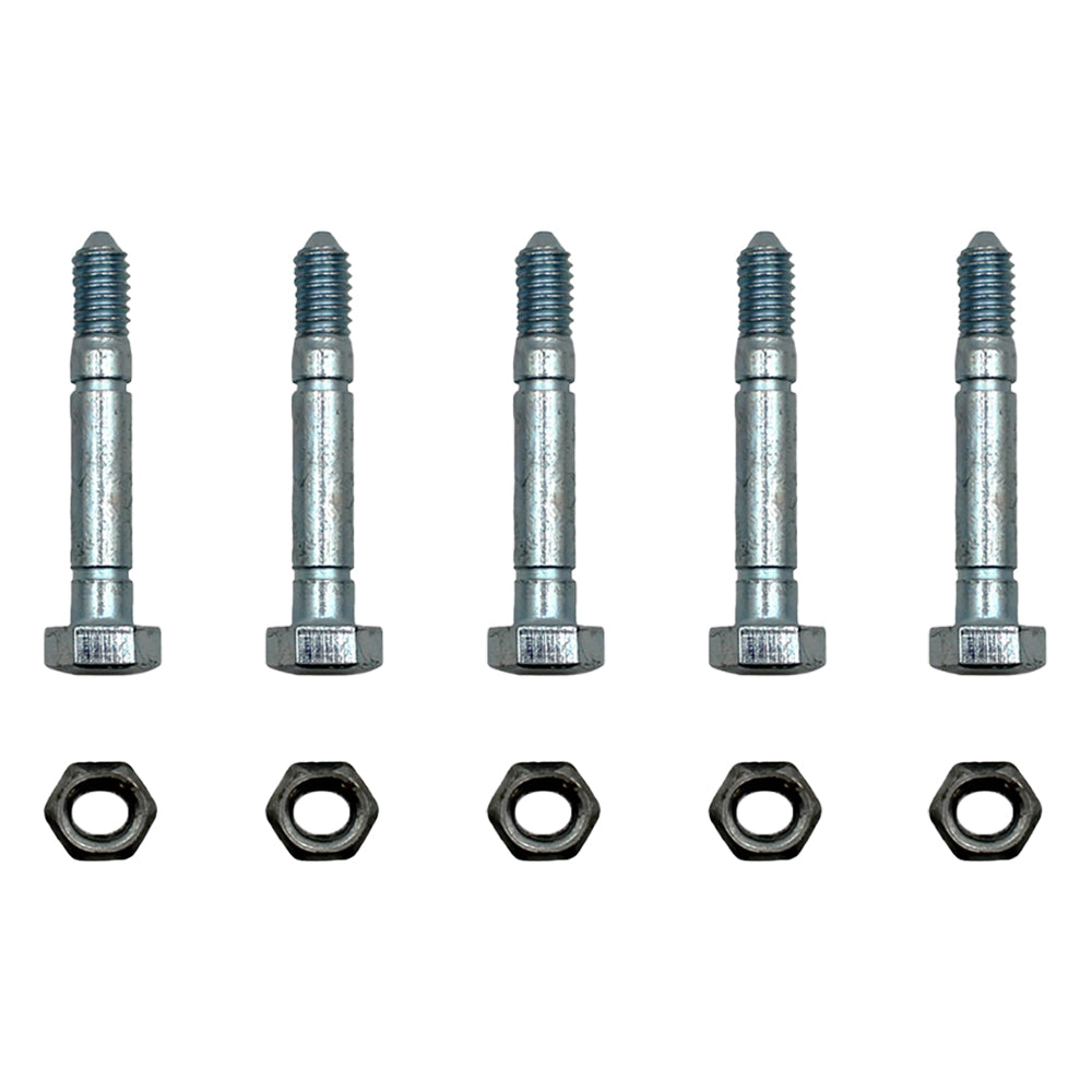 (Pack of 5) Shear Pin Bolt & Nut for Ariens 51001500, 510015, 01019500, 10195