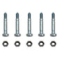 5 Pack, Shear Pins, & Nuts for Ariens 510015, 51001500 SnowBlower