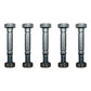 5 Pack, Shear Pins, & Nuts for Ariens 510015, 51001500 SnowBlower