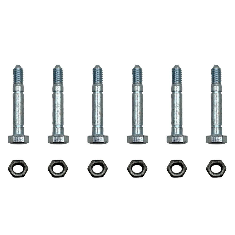Qty 6: 2-1/8" x 5/16" Shear Pin with Nut Fits John Deere Replaces AM122156