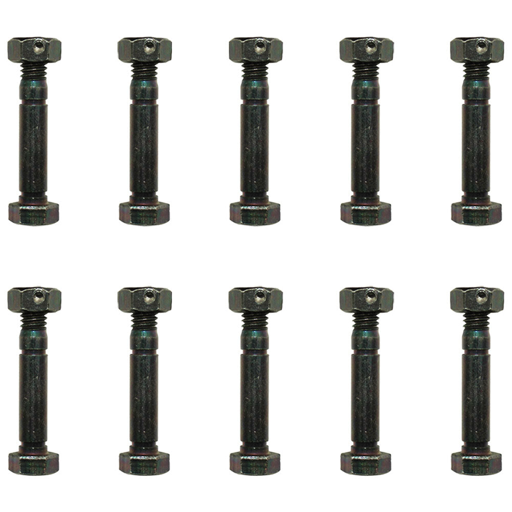 (10) Shear Pins & Nuts fits Ariens 52100100 Snow Blowers ST824E ST1027LE