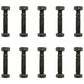 10PK Shear Pin & Nut Set for Ariens 52100100 PRO 26" 28" 32" 66" Snow Blowers