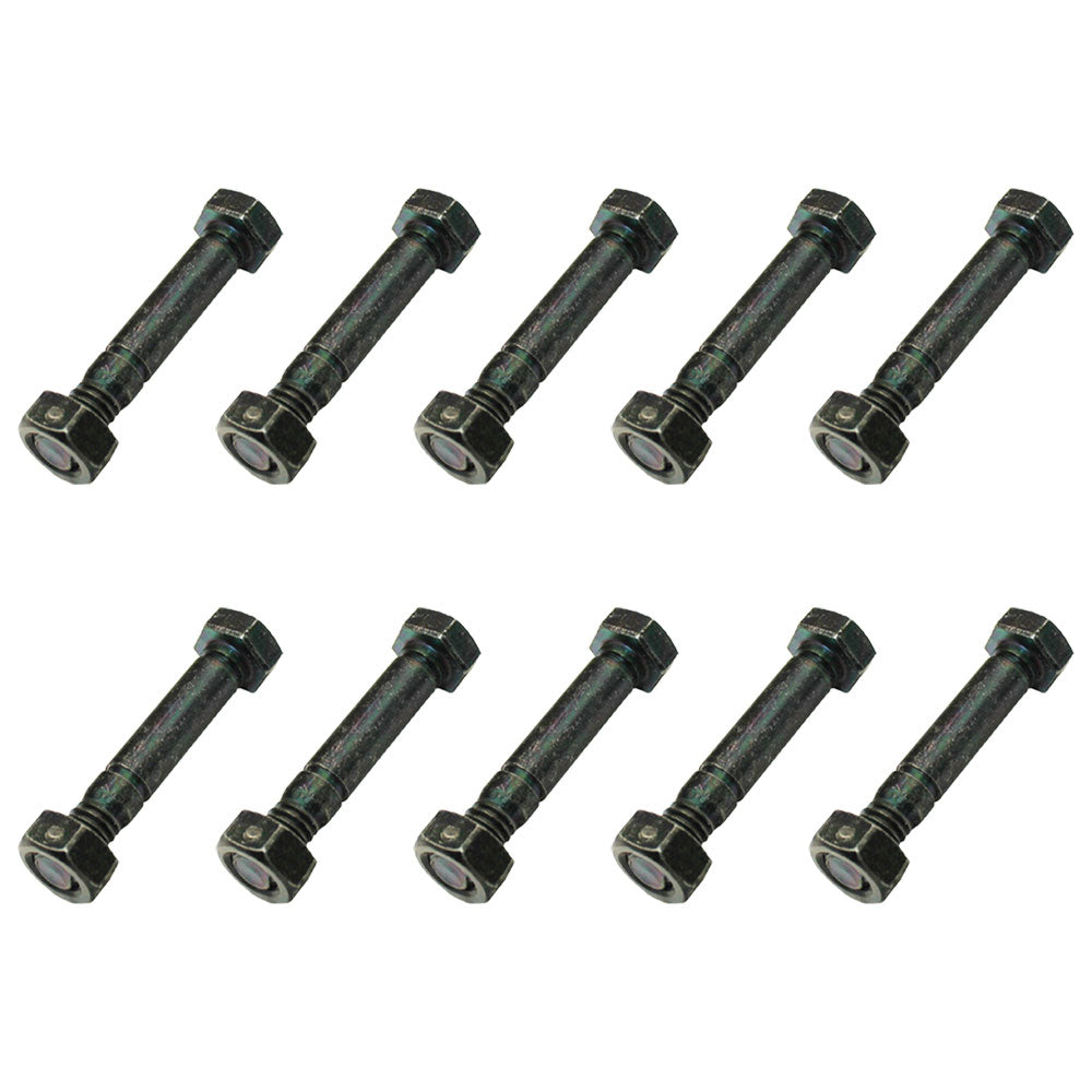 10 Pack Shear Pins w/ Nuts for MTD Ariens Snow Blower 52100100 706-9561