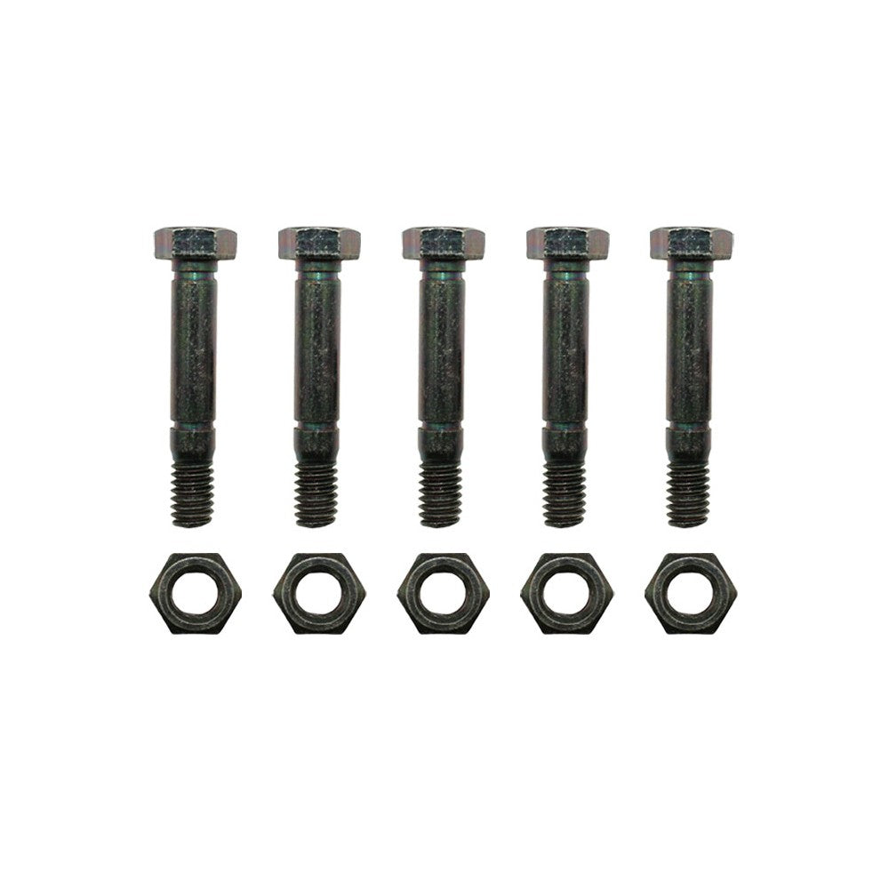 Qty 5: 2" x 5/16" Shear Pin with Nut  Fits John Deere Replaces AM122156
