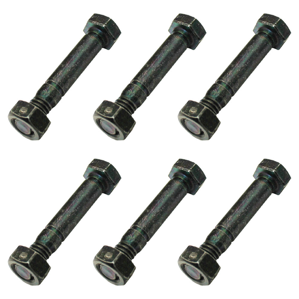 6PK Shear Pin & Nut Set for Ariens 52100100 PRO 26" 28" 32" 66" Snow Blowers