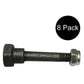 Qty 8: Shear Pin with Nut, 2" x 1/4" Fits MTD Replaces 90114-SA0-000
