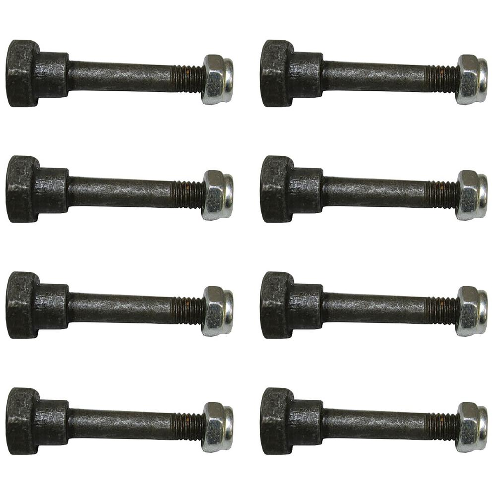 Qty 8: Shear Pin with Nut, 2" x 1/4" Fits Honda Replaces 90102-732-000