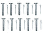 (10) Snow Thrower Shear Pins Fits Cub Cadet 524SWE 526SWE Replaces 738-04124A