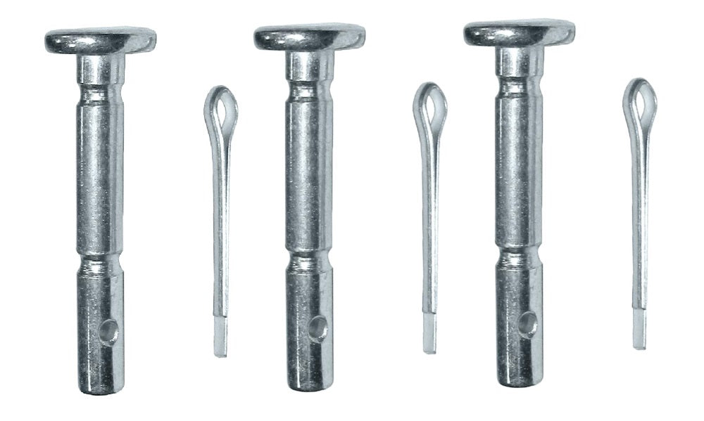 Qty 3: Shear Pins with Cotter Pin, 1-5/8" x 1/4" Fits JThomas Replaces SB-100