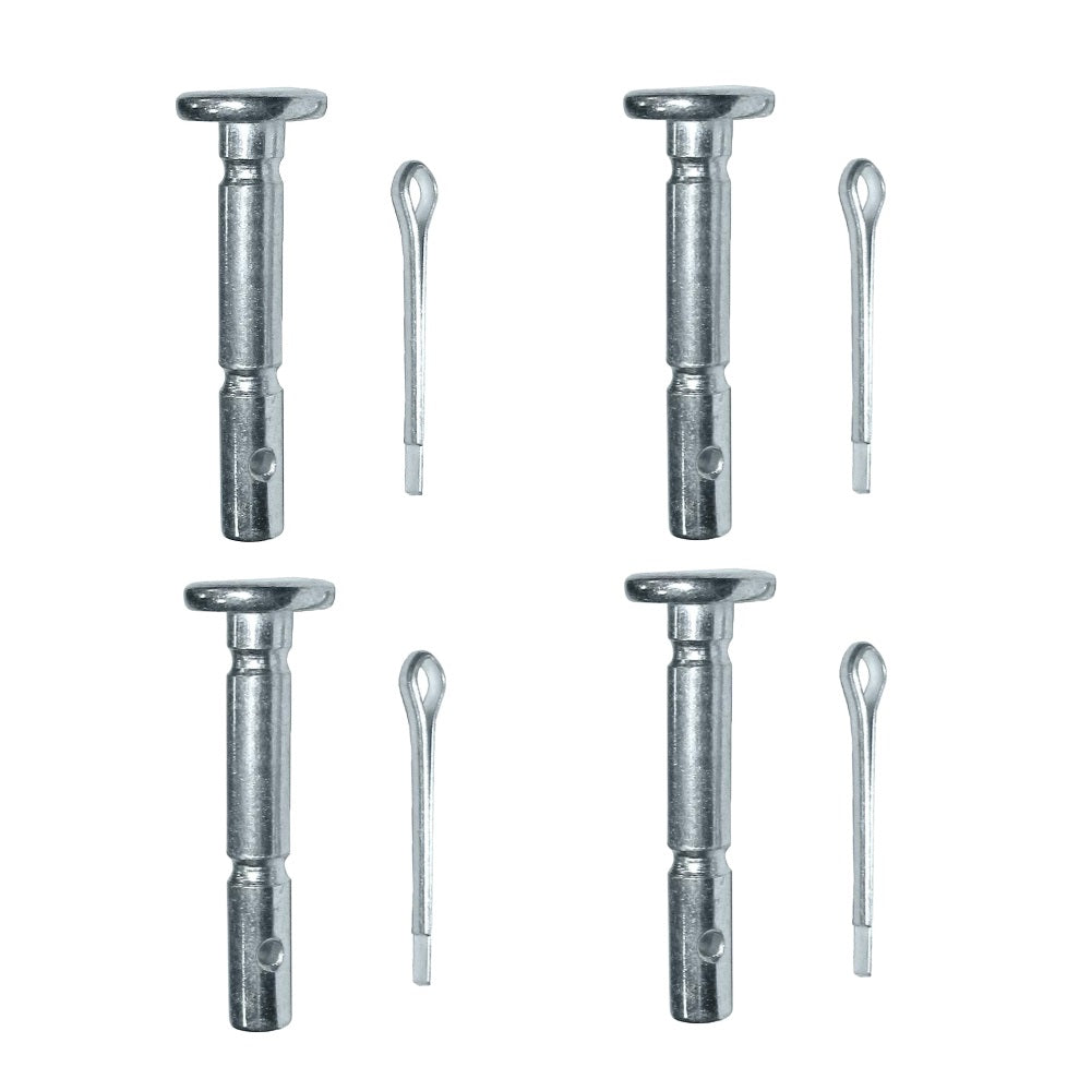 Qty 4: Shear Pins with Cotter Pin, 1-5/8" x 1/4" Fits RatioParts
