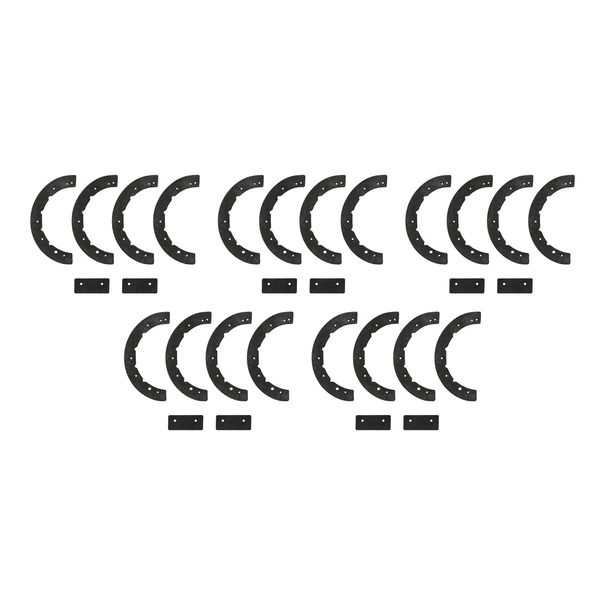 731-0780A (5) Snow Blower Paddle Sets and Scraper Bars Fits Cub Cadet 321