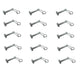 738-04124A Shear Pins and Cotter Pins Fits MTD Fits Cub Cadet Snow Blowers