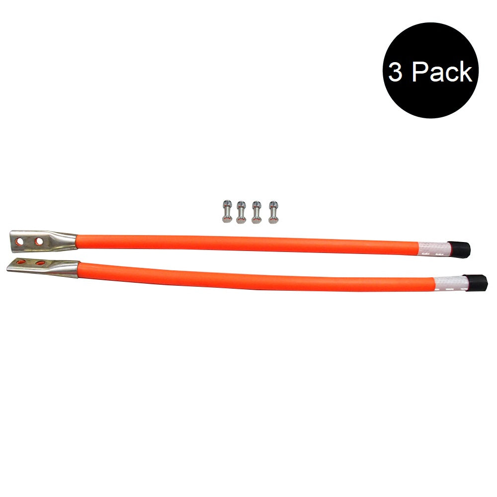 (6) Snow Plow 24" Orange Blade Guide Markers (3 Pair) 62595